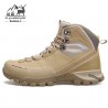 کفش کوهنوردی مردانه هامتو مدل 240783A-2 رنگ خاکی روشن