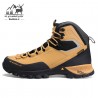 کفش کوهنوردی مردانه هامتو مدل 240783A-4 رنگ خردلی/مشکی