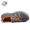کفش مخصوص رانینگ مردانه هومتو مدل humtto 110428A-1 رنگ خاکستری/نارنجی