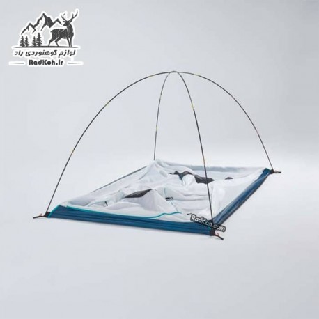 چادر کوهنوردی 2 نفره کچوا (QUECHUA) رنگ خاکستری