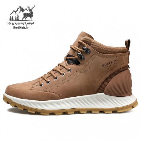 کفش ساقدار زمستانی مردانه هامتو مدل 210264A-1 رنگ قهوه ای