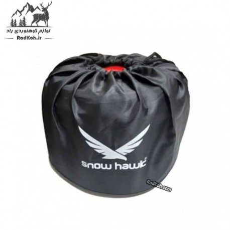 ست ظروف درب فلزی اسنوهاک مدل SN.D55A رنگ قرمز