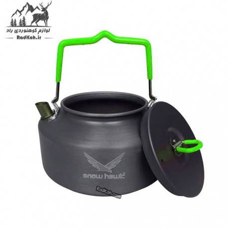 ست ظروف درب فلزی اسنوهاک مدل SN.D55A رنگ سبز