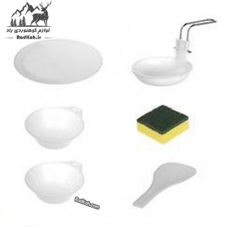 ست ظروف دو نفره کوهنوردی اسنوهاک کد SN.D55 رنگ سبز