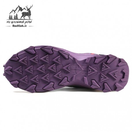 کفش هامتو مردانه مدل 110357A-3 رنگ مشکی/نقره ای/بنفش