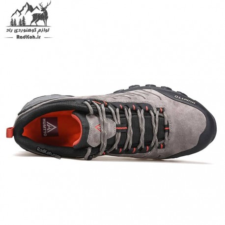 کفش طبیعت گردی مردانه هومتو مدل humtto 140121A-1 رنگ طوسی روشن