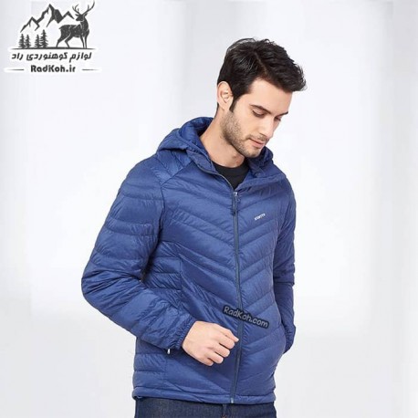 کاپشن کوهنوردی پر لایت مردانه هامتو مدل 20224A-2 رنگ سرمه ای