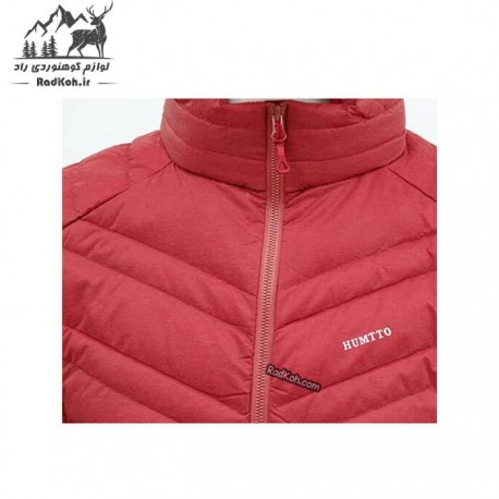 کاپشن پر لایت مردانه هامتو مدل 20224A-1 رنگ زرشکی