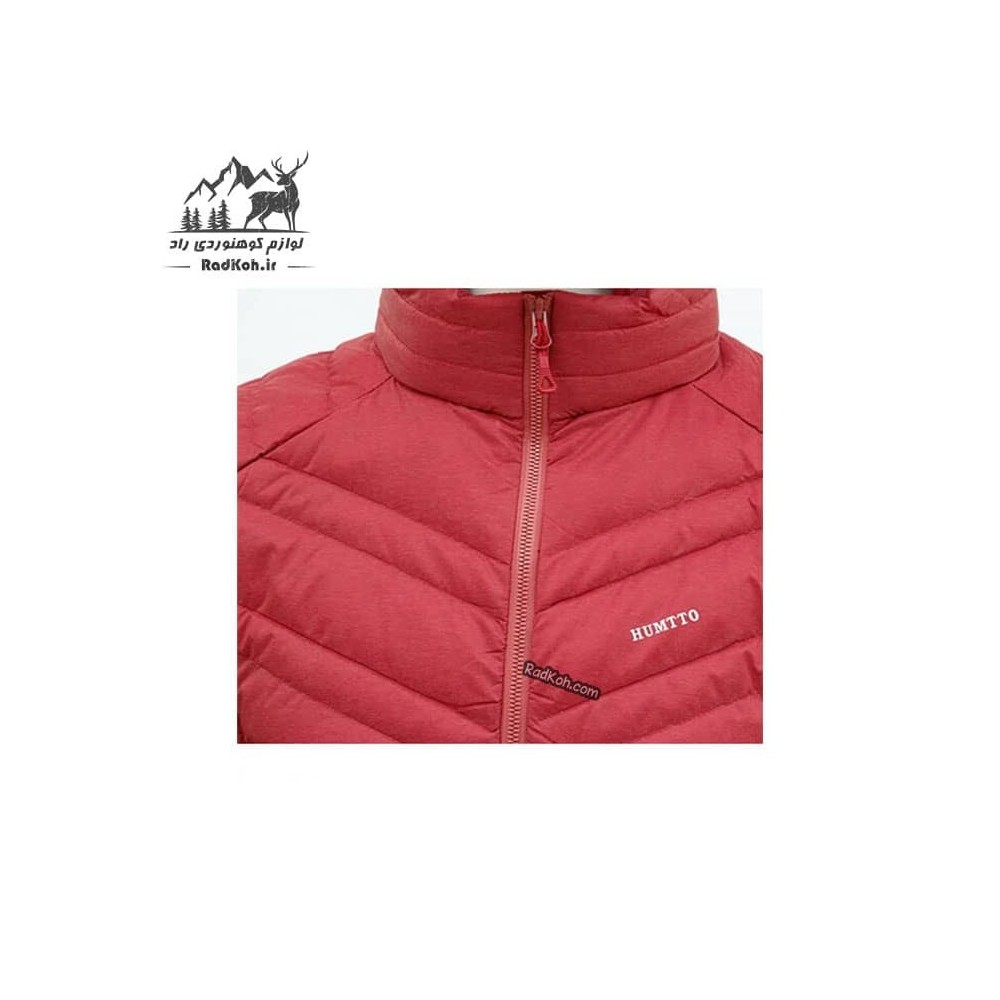 کاپشن پر لایت مردانه هامتو مدل 20224A-1 رنگ زرشکی