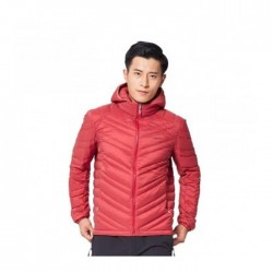 خرید کاپشن پر لایت مردانه هامتو مدل 20224A-1 رنگ زرشکی