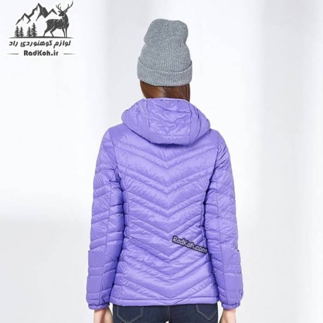 کاپشن طبیعت گردی پر لایت زنانه هامتو مدل 20224B-2 رنگ بنفش