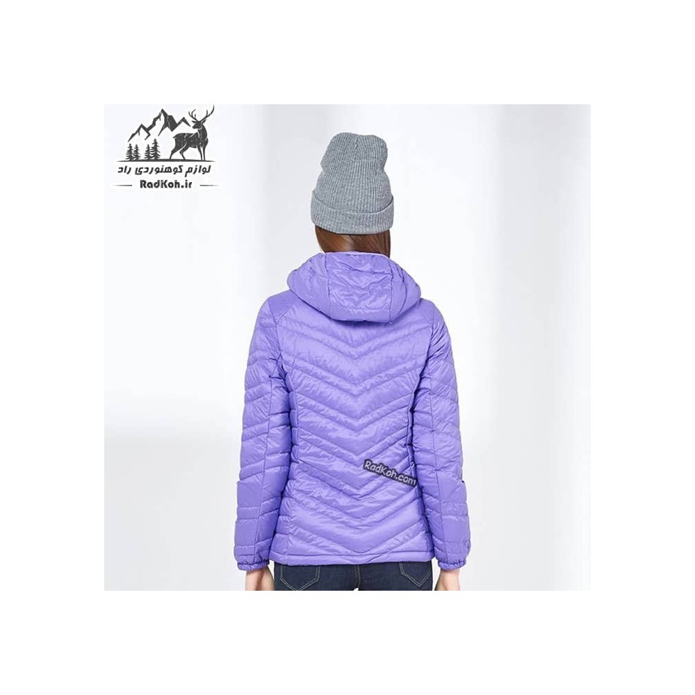 کاپشن طبیعت گردی پر لایت زنانه هامتو مدل 20224B-2 رنگ بنفش
