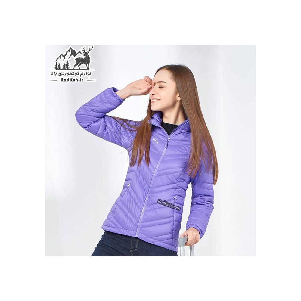 کاپشن مسافرتی پر لایت زنانه هامتو مدل 20224B-2 رنگ بنفش