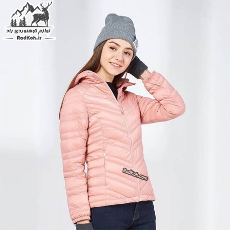 کاپشن پر لایت زنانه هامتو مدل 20224B-3 رنگ گلبهی