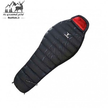 کیسه مسافرتی خواب پر کله گاوی مدل Alps 1100 رنگ قرمز