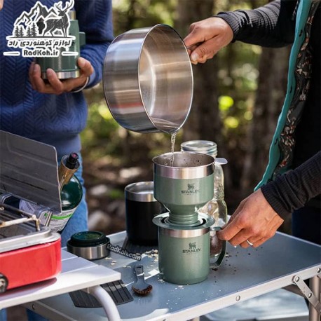 قهوه ساز استنلی مدل Pour Over 590ml رنگ سبز