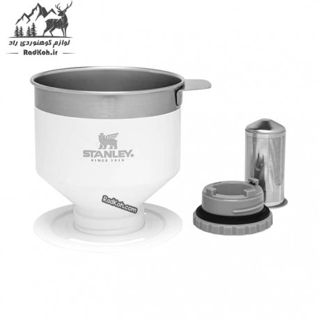قهوه ساز استنلی مدل Pour Over 590ml رنگ سفید