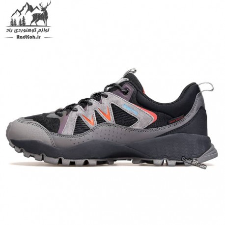 کفش پیاده روی مردانه هامتو مدل 340524A-1 رنگ خاکستری تیره