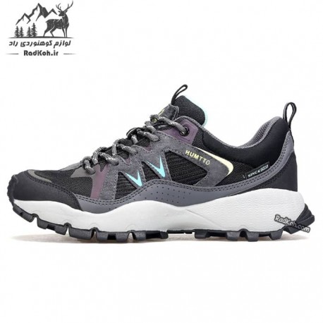 کفش پیاده روی زنانه هامتو مدل 340524B-1 رنگ مشکی/خاکستری