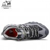 کفش طبیعت گردی مردانه هومتو مدل humtto 140824A-2 رنگ خاکستری