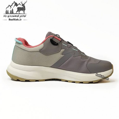 کفش رانینگ زنانه هومتو مدل humtto 340229B-1 بند دیسکی رنگ طوسی