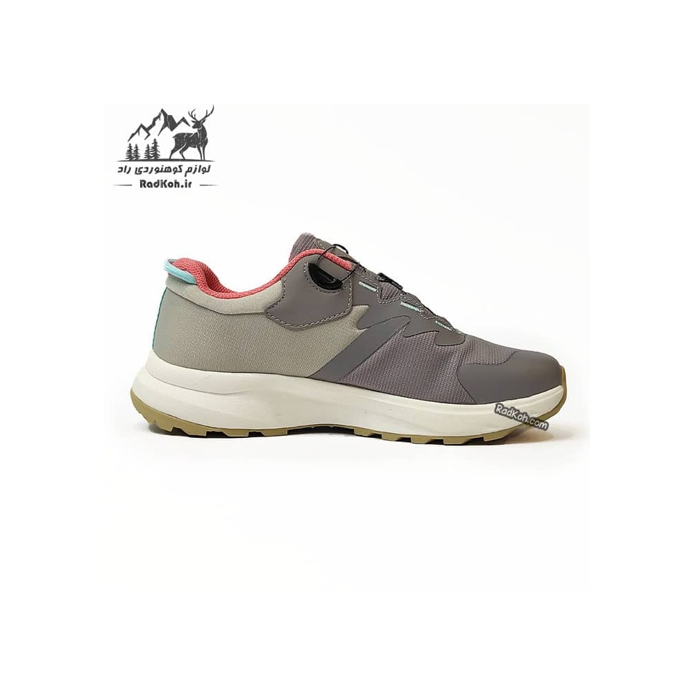 کفش رانینگ زنانه هومتو مدل humtto 340229B-1 بند دیسکی رنگ طوسی