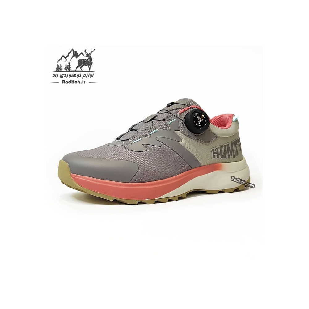 کفش پیاده روی زنانه هامتو مدل 340229B-1 بند دیسکی رنگ طوسی
