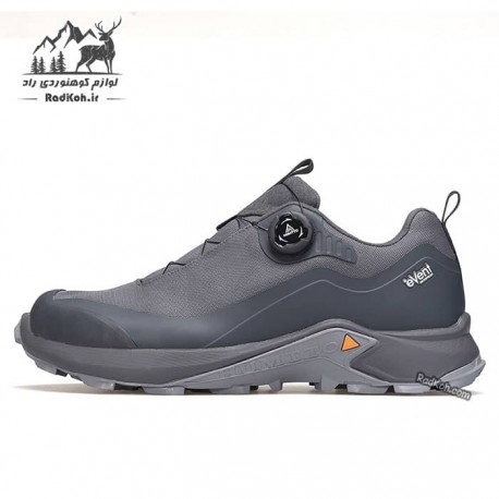 کفش پیاده روی مردانه هامتو مدل 140660A-2 بند دیسکی رنگ خاکستری