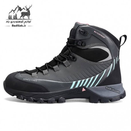 کفش طبیعت گردی زنانه هامتو مدل 240662B-1 رنگ خاکستری تیره