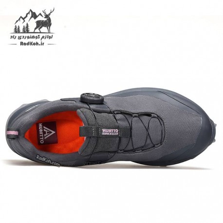 کفش طبیعت گردی زنانه هومتو مدل humtto 140660B-2 بند دیسکی رنگ خاکستری