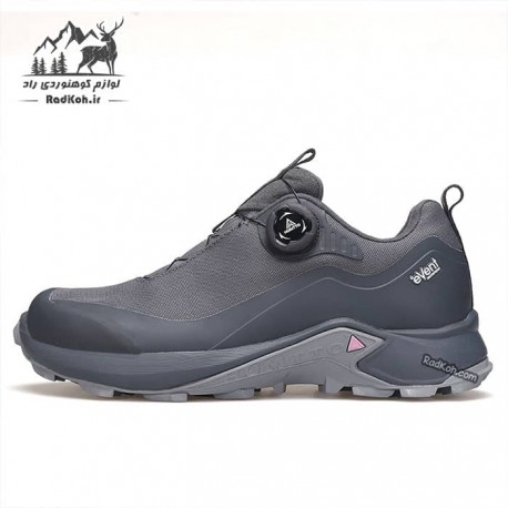 کفش پیاده روی زنانه هامتو مدل 140660B-2 بند دیسکی رنگ خاکستری