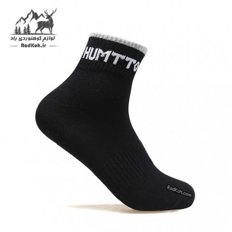 جوراب هامتو مدل HB202118-1 ساق کوتاه رنگ مشکی