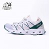 کفش مخصوص پیاده روی زنانه هامتو مدل 610049B-10 رنگ سفید/سبز