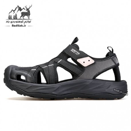 صندل پیاده روی زنانه هامتو مدل 740977B-1 رنگ مشکی