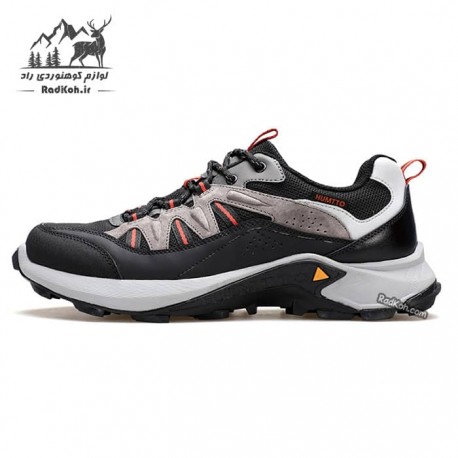 کفش پیاده روی مردانه هامتو مدل 150226A-1 رنگ مشکی/خاکستری