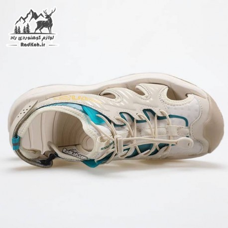 صندل طبیعت گردی زنانه اسنوهاک کد SN-S1254 رنگ کرم(بژ)/سبزآبی