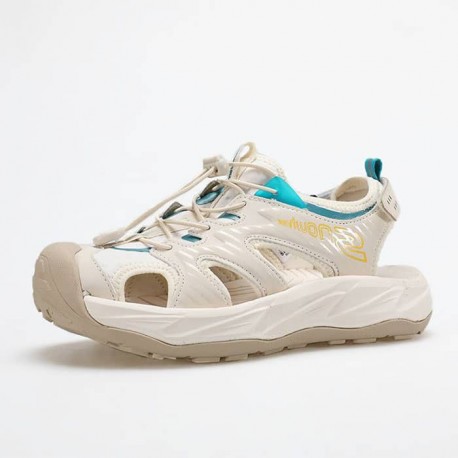 صندل زنانه اسنوهاک مدل Salo کد SN-S1254 رنگ کرم(بژ)/سبزآبی 