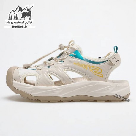 صندل پیاده روی زنانه اسنوهاک مدل Salo کد SN-S1254 رنگ کرم(بژ)/سبزآبی