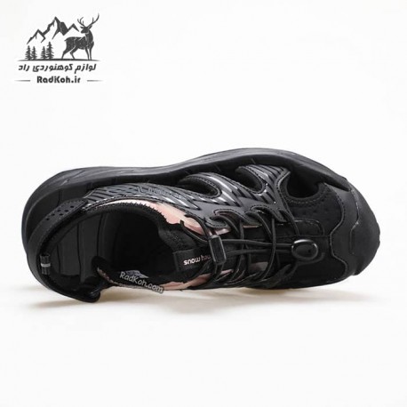 صندل طبیعت گردی زنانه اسنوهاک کد SN-S1254 رنگ مشکی