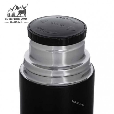 فلاسک کوهنوردی سانری مدل BU1000 یک لیتری رنگ مشکی