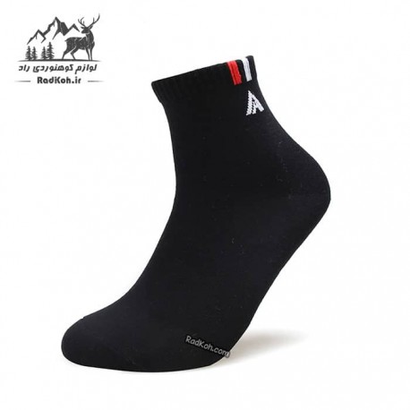 جوراب هامتو مدل HB202228-1 ساق کوتاه رنگ مشکی