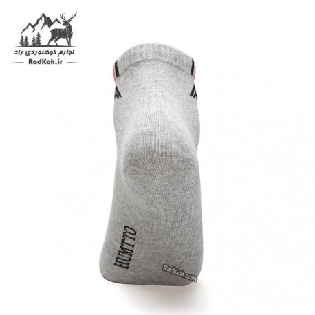 جوراب مدل HB202228-2 هامتو ساق کوتاه رنگ طوسی