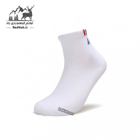 جوراب هامتو مدل HB202228-3 ساق کوتاه رنگ سفید