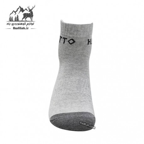جوراب ساق کوتاه هامتو مدل HB202120-1 رنگ طوسی