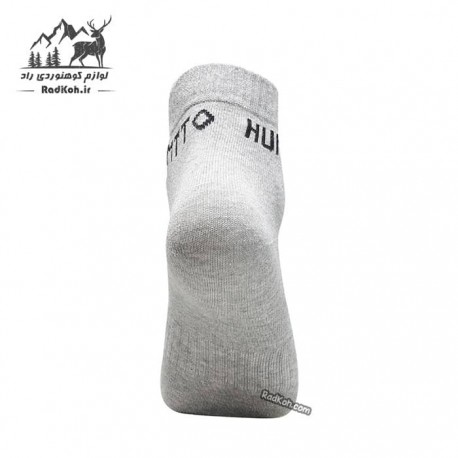 جوراب هامتو مدل humtto HB202120-1 ساق کوتاه رنگ طوسی