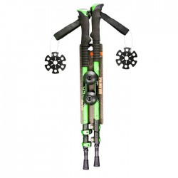 خرید باتوم کوهنوردی کله گاوی جیلو Jilo (پک دو عددی) رنگ سبز