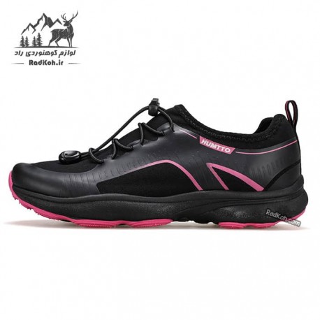 کفش تابستانی زنانه هامتو مدل 350724B-1 رنگ مشکی/صورتی