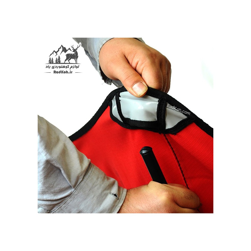 صندلی سفری تاشو آریامن رنگ قرمز