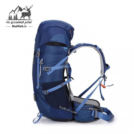 کوله پشتی طبیعت گردی کله گاوی مدل سامیت 40+5 لیتری کد KA-8134 رنگ سرمه ای