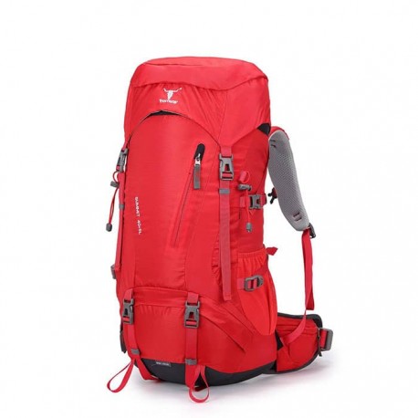 کوله پشتی کوهنوردی کله گاوی مدل سامیت 40+5 لیتری کد KA-8134 رنگ قرمز